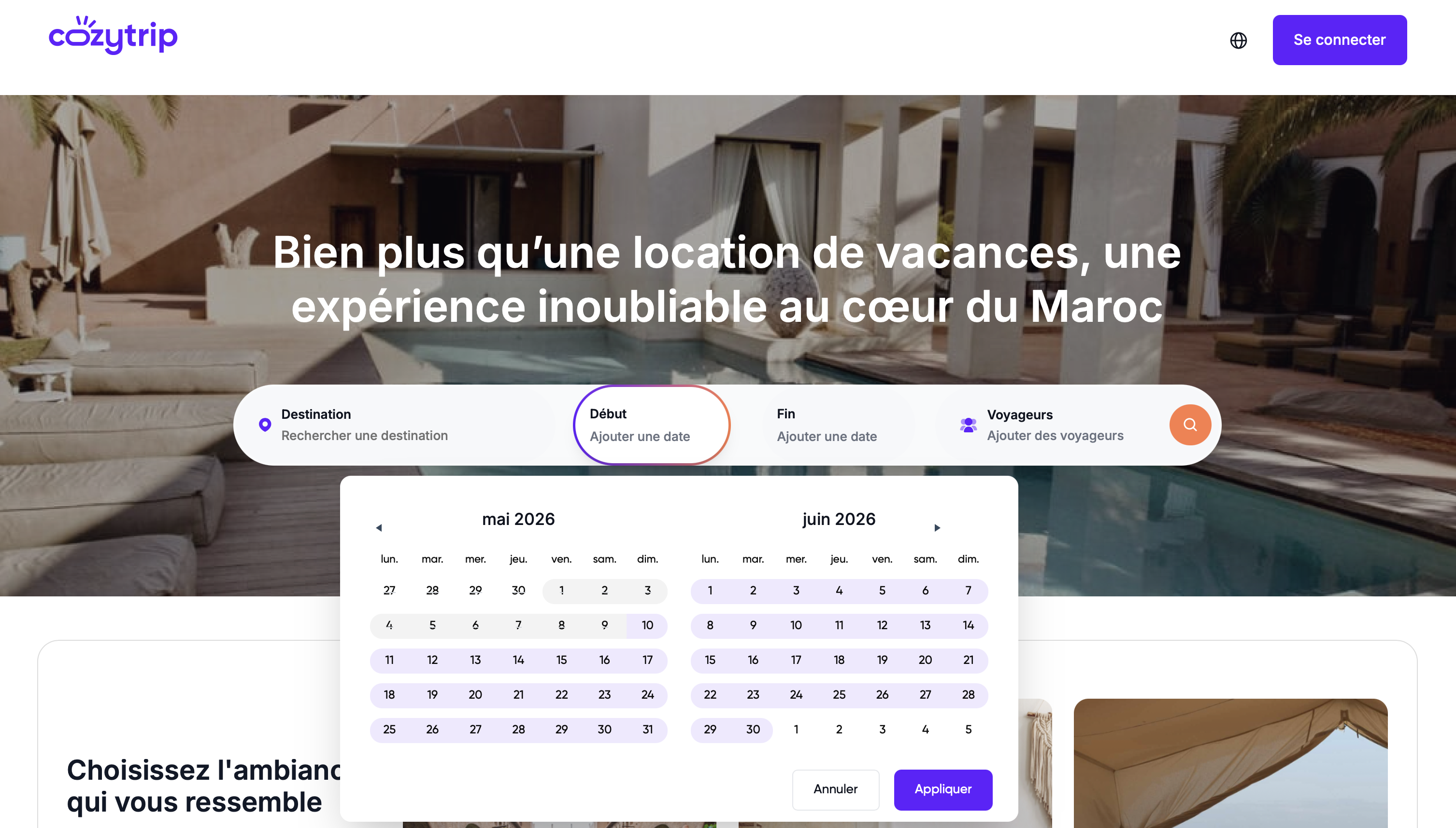 Cozytrip screenshot 1